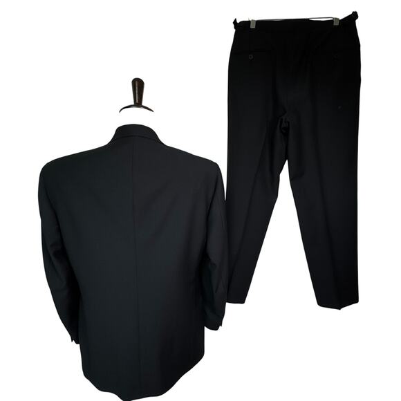 TED BAKER Men's 42R Black Wool Endurance The Party Animal 3 Button Suit Modern - Picture 3 of 15